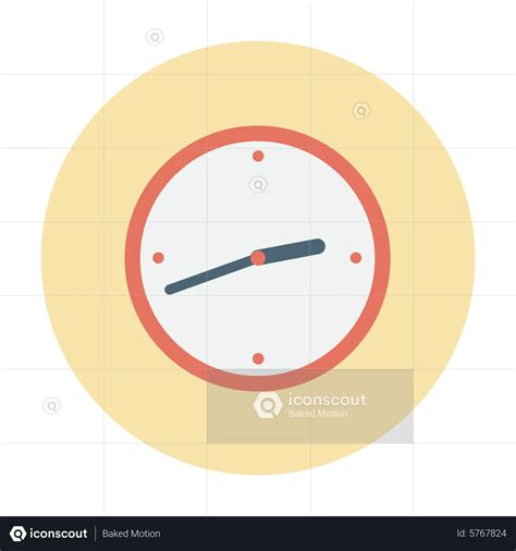 Wall Clock Animated Icon download in JSON, LOTTIE or MP4 format