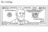 100 Dollar Coloring Page Pages sketch template