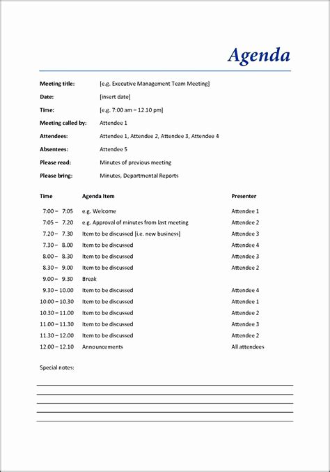 9 Annual General Meeting Agenda Template - SampleTemplatess ...