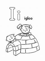 Igloo Letter I coloring Page  Download Print Or Color Online For Free sketch template