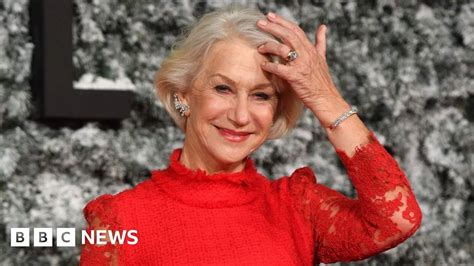 Helen Mirren: Going without make-up is 'wonderful' - BBC News