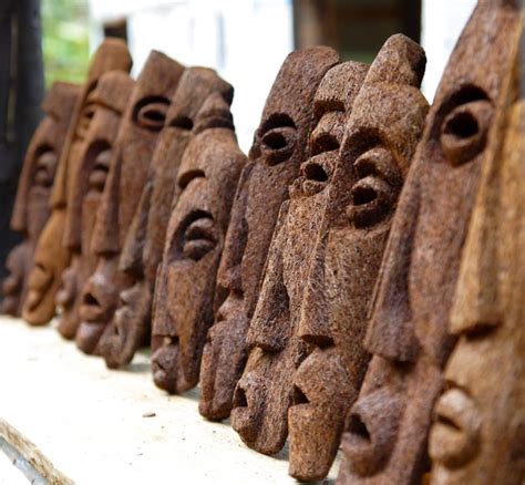 Fougére (tree fern) Carvings, Dominica | Fougére (tree fern)… | Flickr