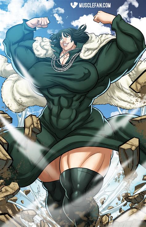 Female Muscle Growth Fubuki by muscle-fan-comics on DeviantArt