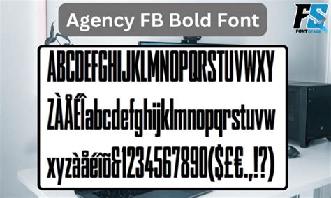 Agency FB Bold Font Free Download