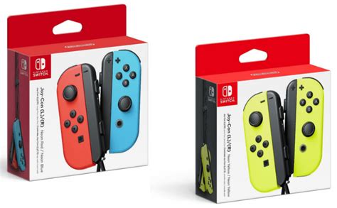 Nintendo Switch Joy Con Controllers Only $62.99 Shipped - 5 Colors ...