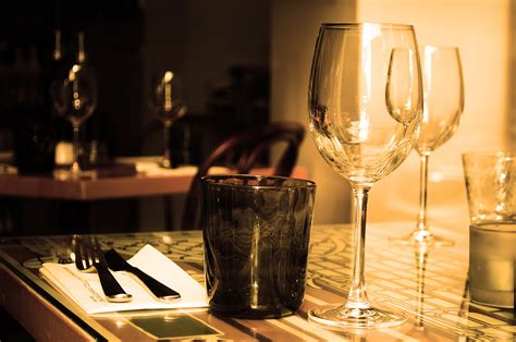 Table And Wine Glass Free Stock Photo - Public Domain Pictures