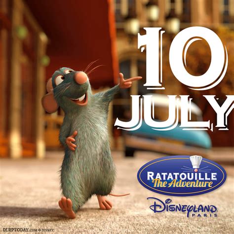 Thursday 10th July 2014: Disneyland Paris announces Ratatouille ride opening date