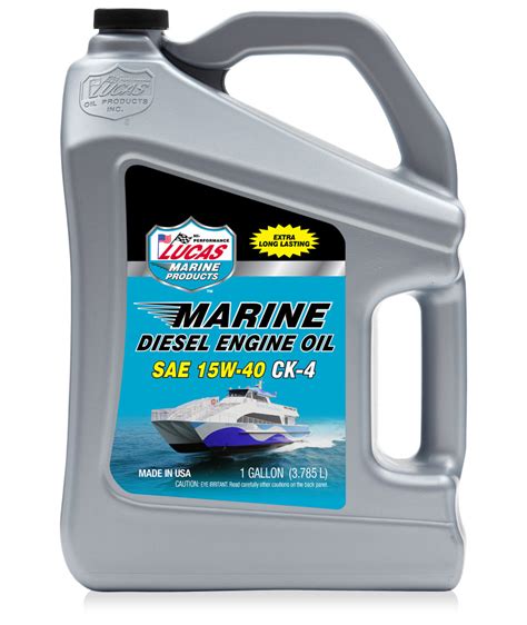 Marine Engine Oil SAE 15W-40 CK-4 Oil | Lucas Oil Products