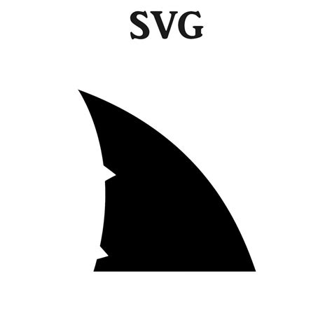 Shark SVG, Shark Silhouette Svg, Shark Cut File, Instant Download, Shark Clipart, Beach Svg ...