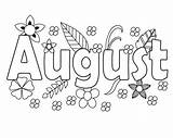 15 Free August Coloring Pages For Kids And Adults sketch template