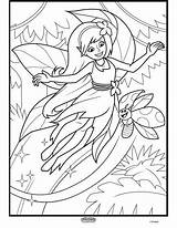 Enchanted Forest Color Alive  Crayola coloring Pages Fairy sketch template