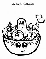 Healthy Food Coloring Pages At GetDrawings  Free Download sketch template