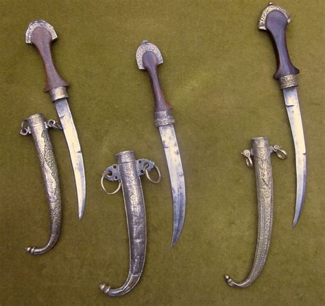 Morocco - 3 antique Kummya dagger - Khanjar - Dagger - Catawiki