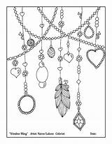 Jewelry Box Coloring Pages sketch template