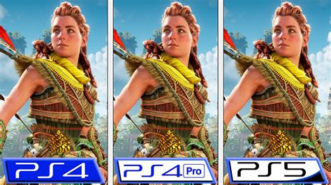 Horizon Forbidden West PS5 vs PS4 Comparison Shows Great Performance ...