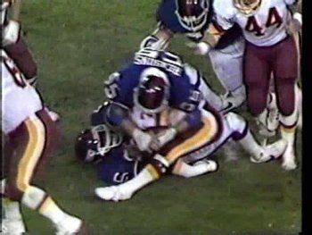 November 18, 1985 - Washington Redskins quarterback Joe Theismann suffers a comminuted compound ...