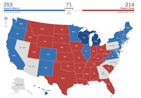 How to read U.S. election maps as votes are being counted