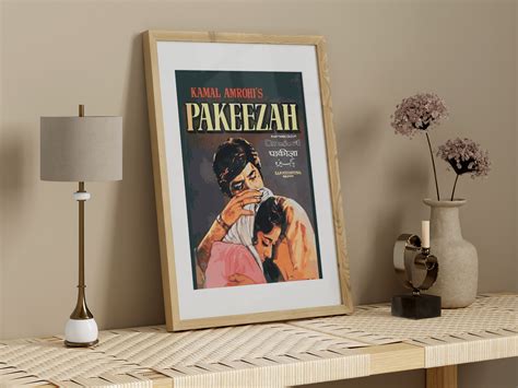 Pakeezah Movie Poster Desi Wall Art Bollywood Movie Poster - Etsy