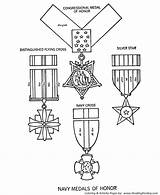 Memorial Day Coloring Pages  Navy Medals Of Honor sketch template