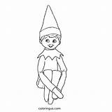 Elf On The Shelf Sheets Coloring Page Free Printable PDF sketch template