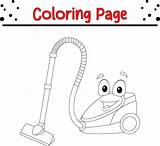 vacuum Cleaner coloring Page For Kids 35193263 Vector Art At Vecteezy sketch template