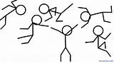 Stickman Coloring Pages Sketch Page sketch template