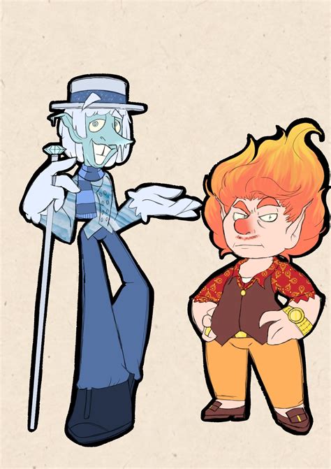 Snow miser and heat miser by Dreamwavemod on Newgrounds