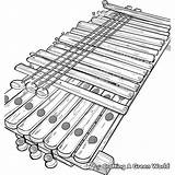 Xylophone Coloring Pages  Free & Printable sketch template