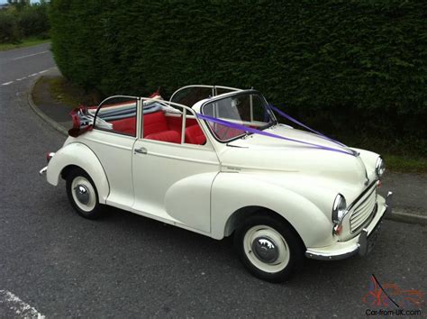 MORRIS MINOR 1000 CONVERTIBLE WHITE