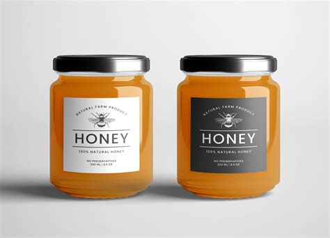 Honey Labels Template Honey Jar Labels Honey Stickers Mason Jar Labels Pantry Labels Editable ...