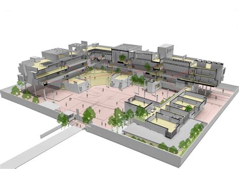 school floor plan 3d - Поиск в Google | School building design, School floor plan, School ...