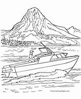 Boat Coloring Pages sketch template