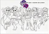 Equestria Girls Coloring Page sketch template