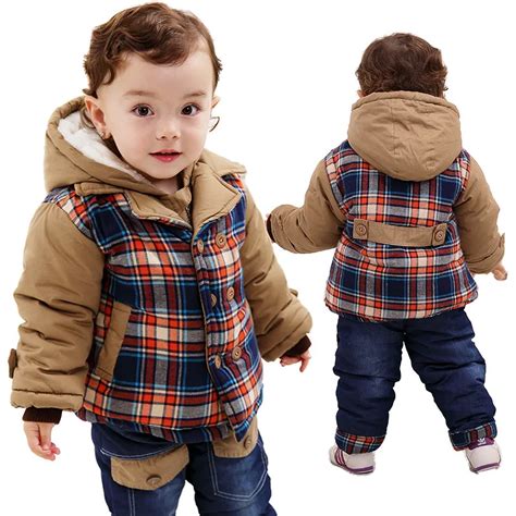 Anlencool European and American youngster winter coat suit children's fashion winter baby boys ...