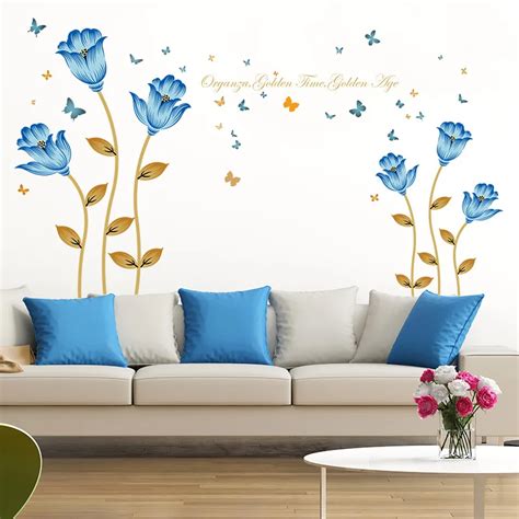 Dream watercolor painting wall stickers Vinyl DIY Art Wall murals For Living room Sofa ...