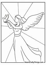 Printable Angel Coloring Pages sketch template