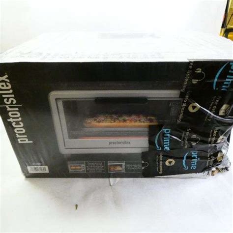 Proctor Silex - 4 Slice Toaster Oven with Broiler - BLACK - Rio Grande Trade