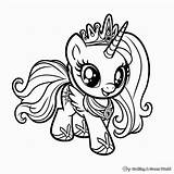 Princess Celestia Coloring Pages  Free & Printable sketch template