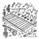 Xylophone Coloring Pages  Free & Printable sketch template