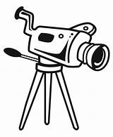 Movie Camera Coloring Pages sketch template