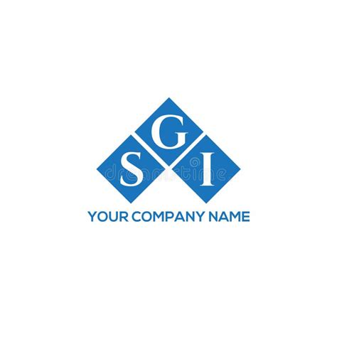 SGI Letter Logo Design on WHITE Background. SGI Creative Initials Letter Logo Concept Stock ...