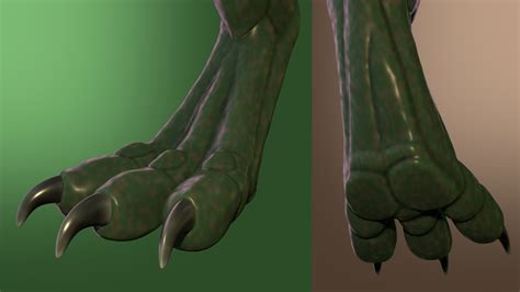 ArtStation - Dragon foot