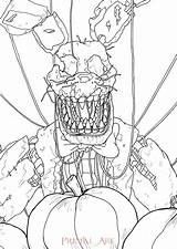 Nightmare Bonnie Coloring Pages sketch template