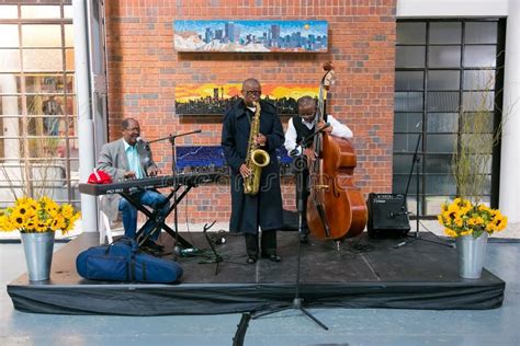 Band of Senior African Jazz Musicians Playing Music at a Corporate Event Editorial Stock Photo ...