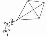 Kite Printable  ClipArt Best sketch template