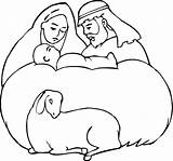 Birth Of Baby Jesus Coloring Page Pages  Cool sketch template