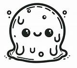 Printable Slime Coloring Pages – PrintableLib sketch template