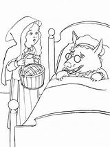 Little Red Riding Hood Coloring Page sketch template