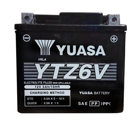 Yuasa YTZ6V ( MF5L-B ) Maintenance Free Motorcycle Battery | Lazada PH