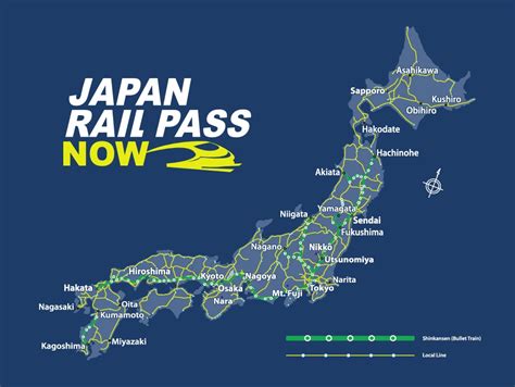 Japan Rail Pass Map - Japan Rail Pass